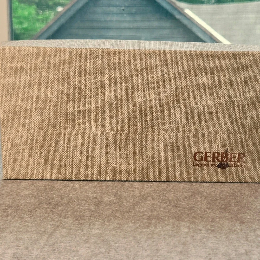 Gerber Miming Steak Knife Set of 4 Vintage‎ MCM Chrome Silver Legendary Blades